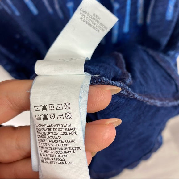 Lucky lotus beach romper short with pockets tie dye blue - Picture 6 of 7